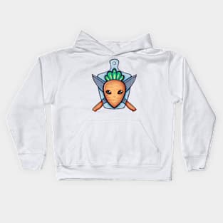 Carrot and Knife Coat of Arms Kids Hoodie